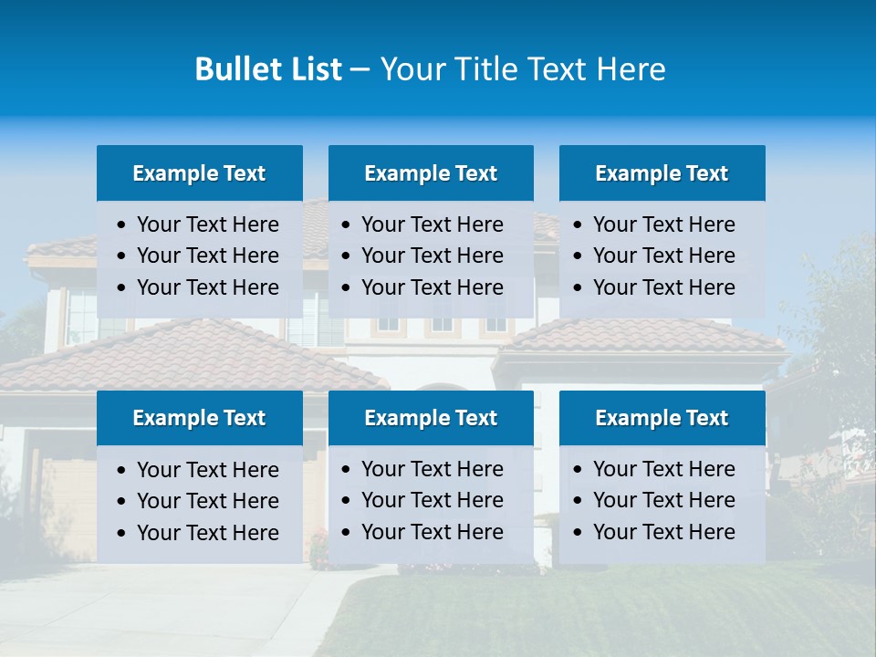 Mansion Garage Two PowerPoint Template