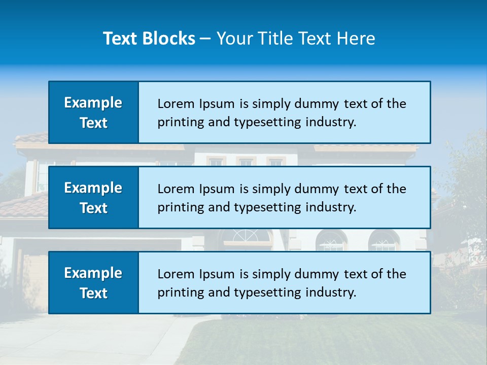 Mansion Garage Two PowerPoint Template