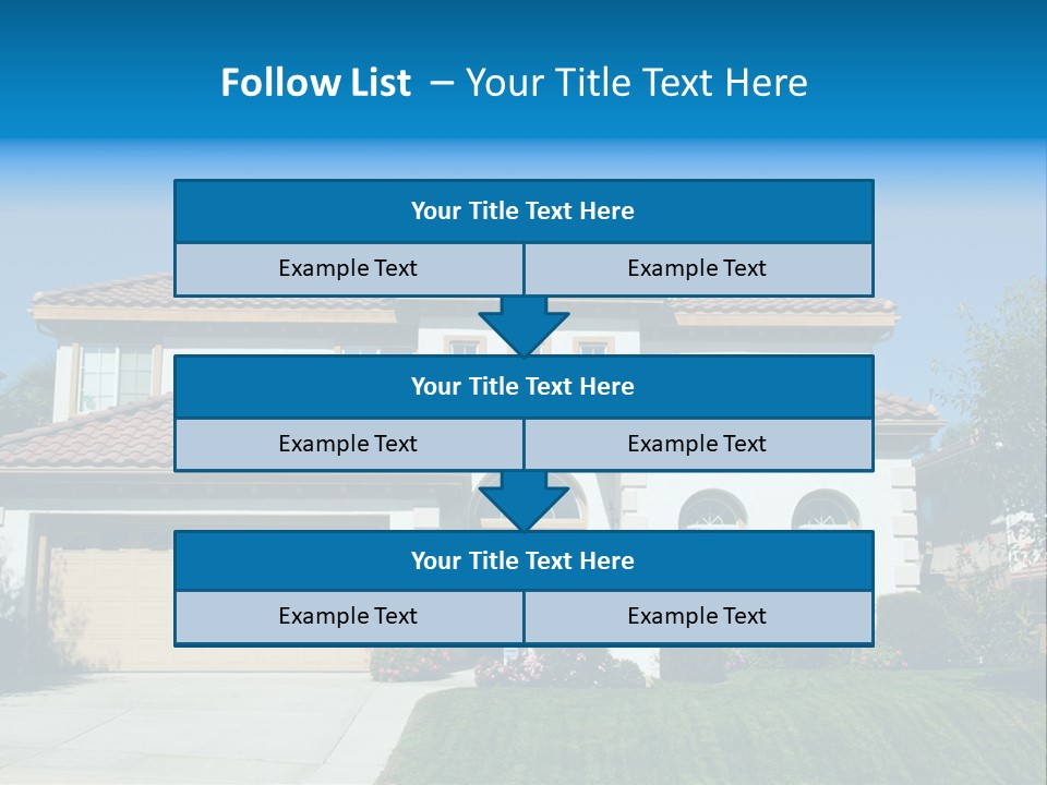 Mansion Garage Two PowerPoint Template