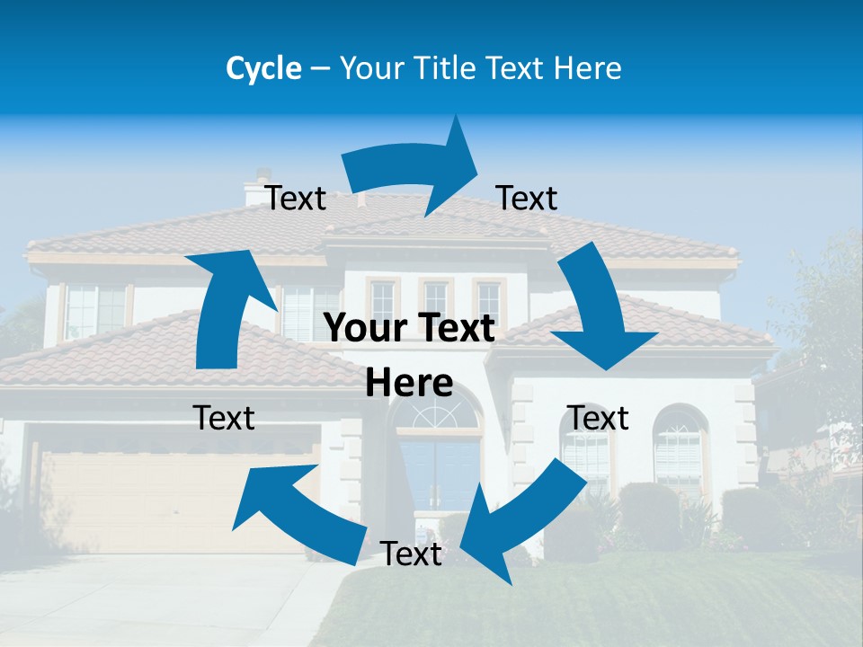 Mansion Garage Two PowerPoint Template
