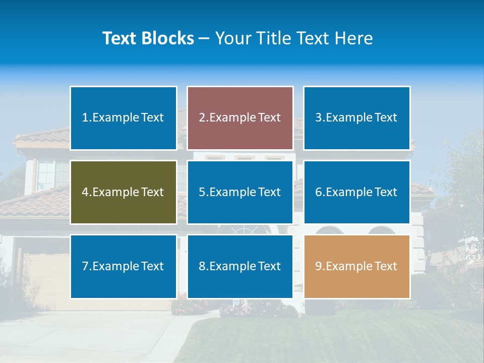 Mansion Garage Two PowerPoint Template