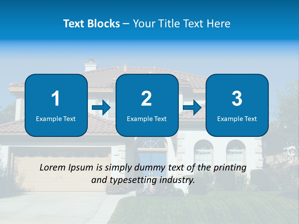 Mansion Garage Two PowerPoint Template