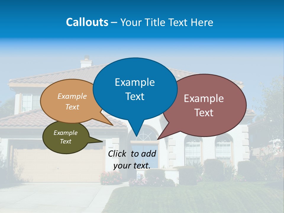 Mansion Garage Two PowerPoint Template
