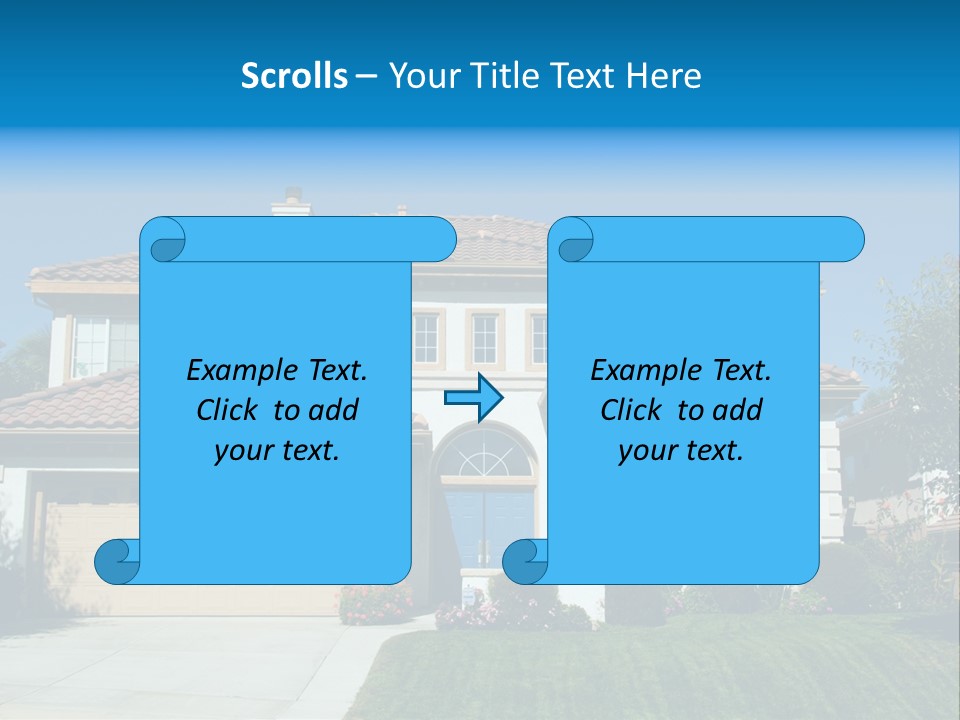 Mansion Garage Two PowerPoint Template