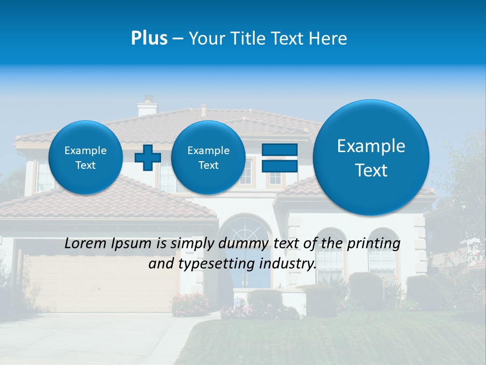 Mansion Garage Two PowerPoint Template