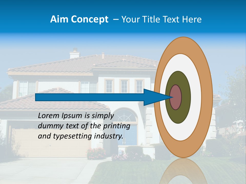 Mansion Garage Two PowerPoint Template