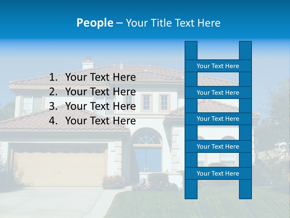 Mansion Garage Two PowerPoint Template