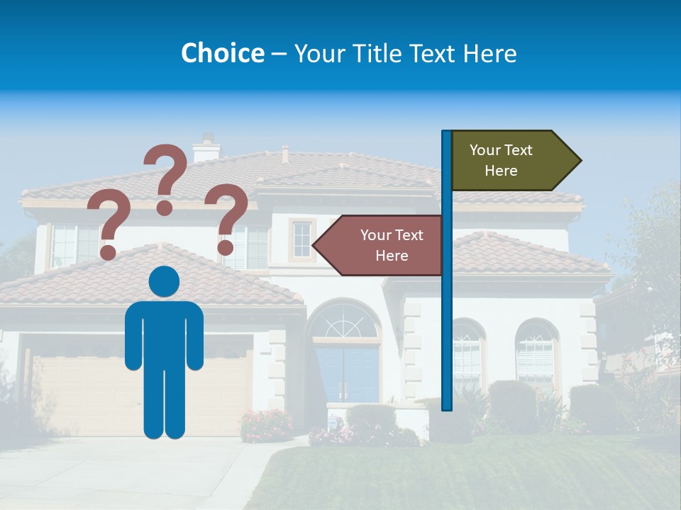 Mansion Garage Two PowerPoint Template