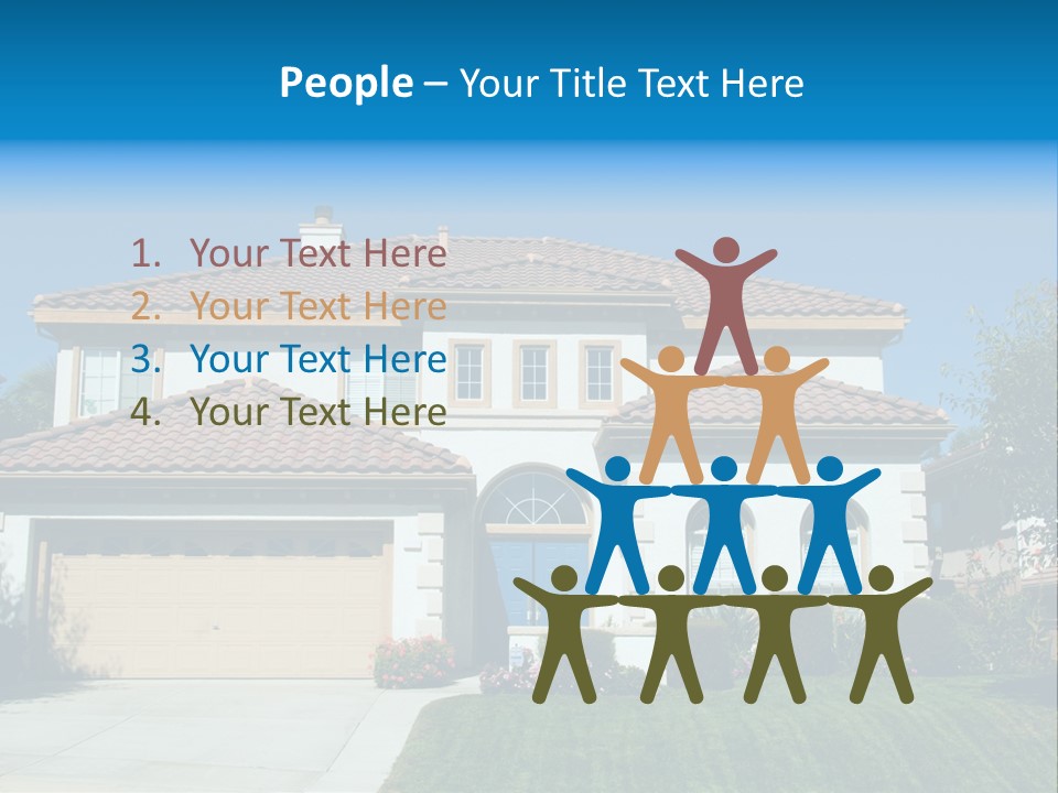 Mansion Garage Two PowerPoint Template