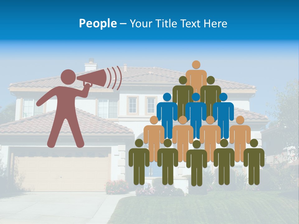 Mansion Garage Two PowerPoint Template