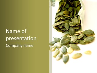 Seeds Closeup Food PowerPoint Template