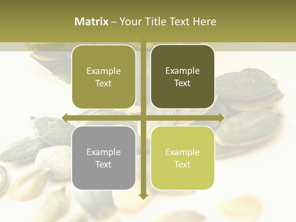 Seeds Closeup Food PowerPoint Template