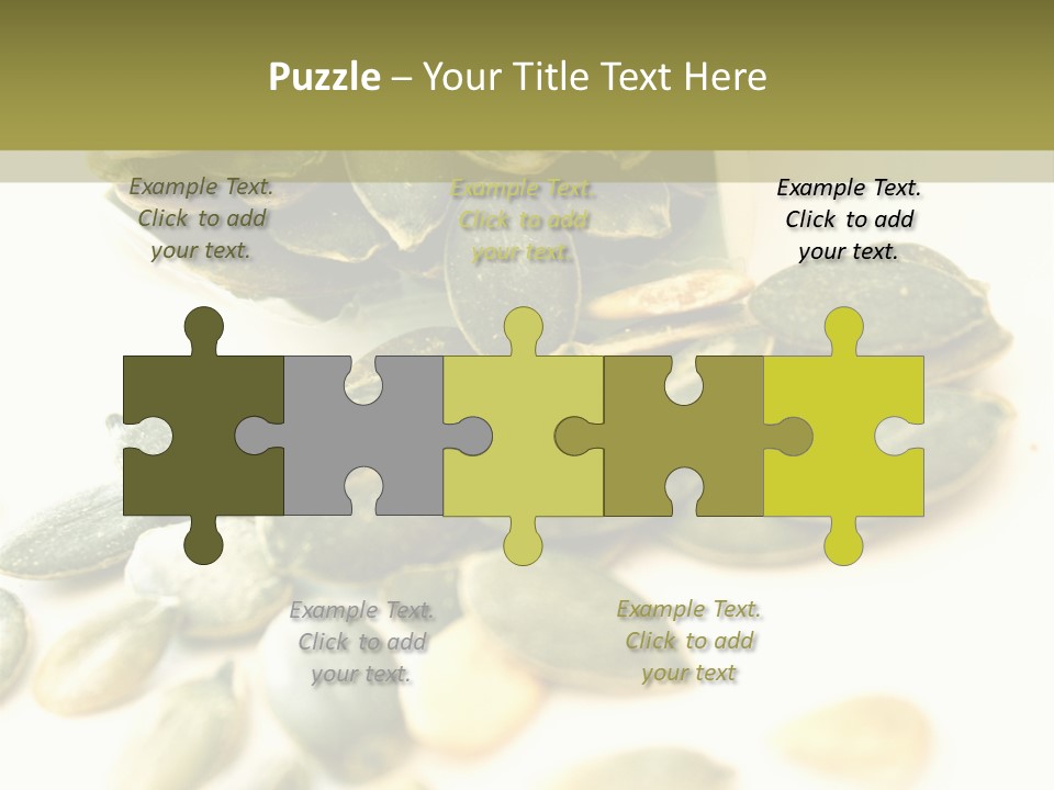 Seeds Closeup Food PowerPoint Template