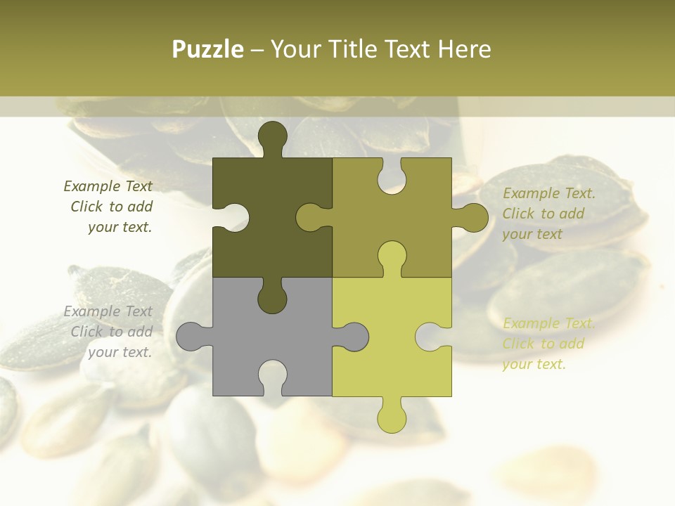 Seeds Closeup Food PowerPoint Template