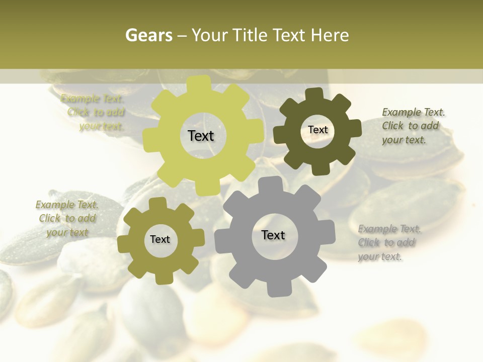 Seeds Closeup Food PowerPoint Template