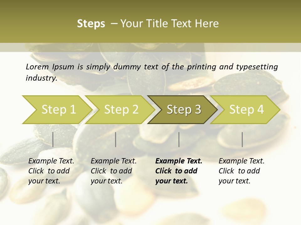 Seeds Closeup Food PowerPoint Template