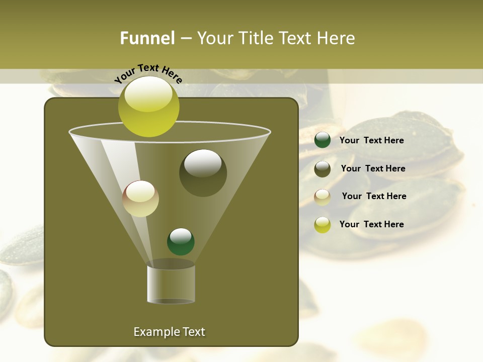 Seeds Closeup Food PowerPoint Template