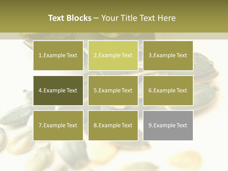 Seeds Closeup Food PowerPoint Template