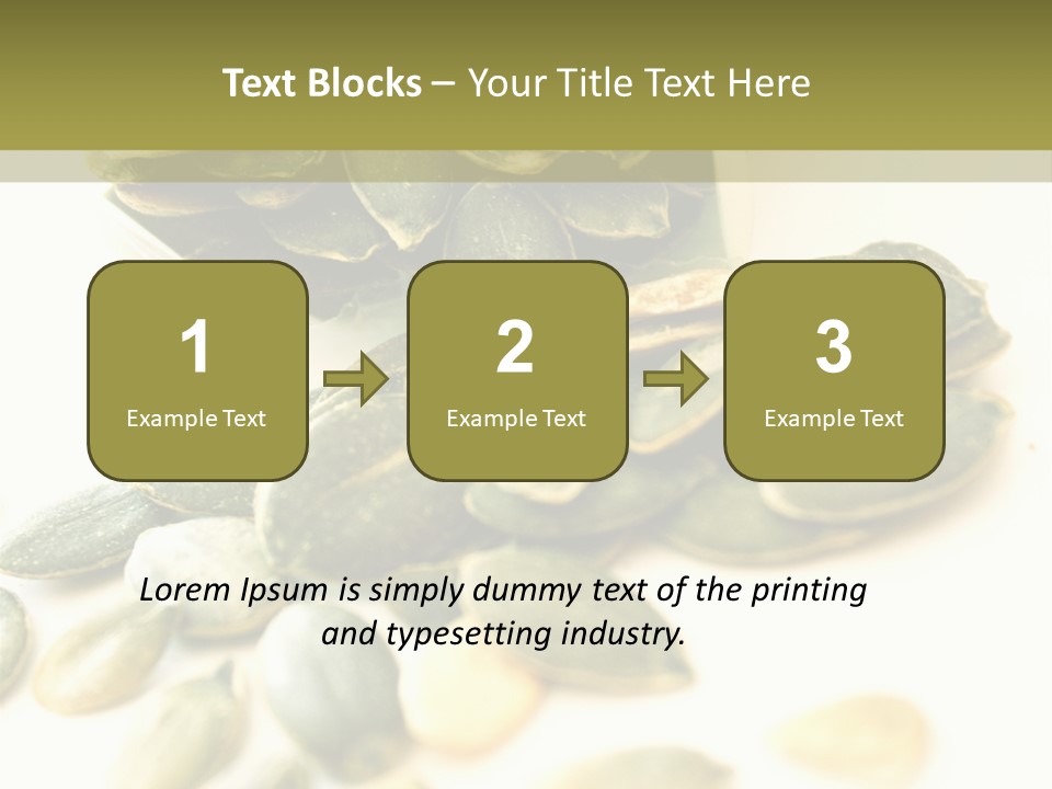 Seeds Closeup Food PowerPoint Template