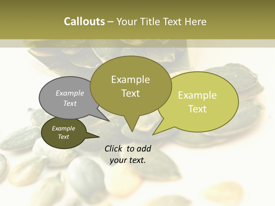 Seeds Closeup Food PowerPoint Template