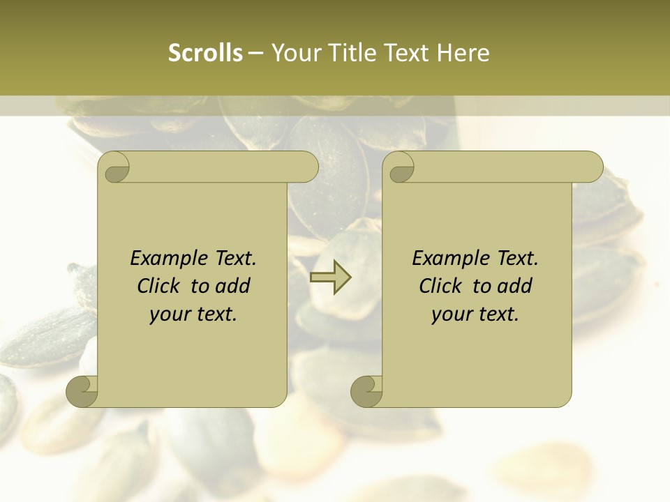 Seeds Closeup Food PowerPoint Template