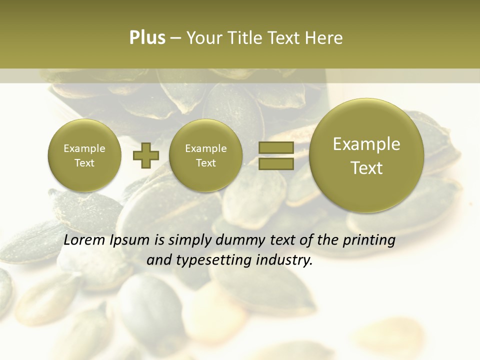 Seeds Closeup Food PowerPoint Template