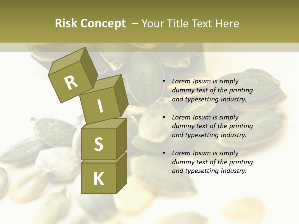 Seeds Closeup Food PowerPoint Template