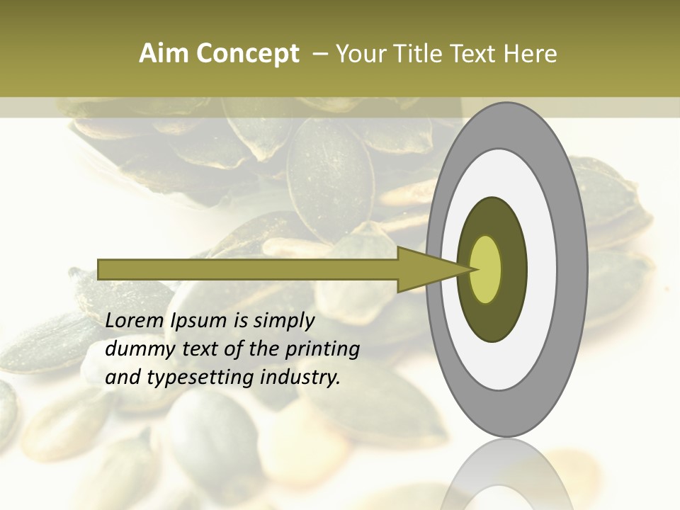 Seeds Closeup Food PowerPoint Template