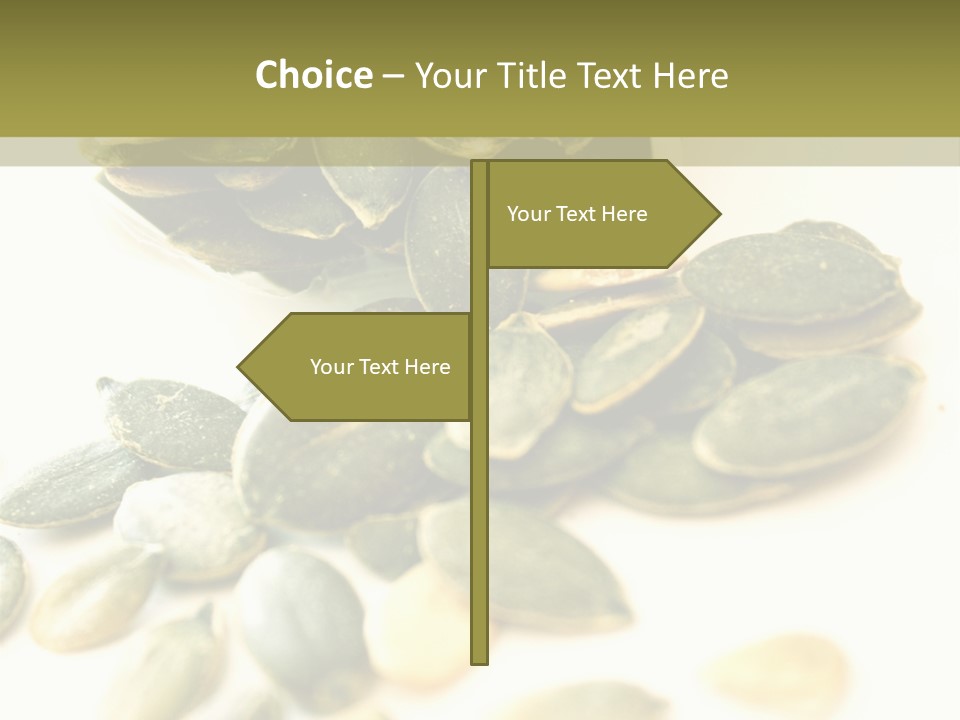 Seeds Closeup Food PowerPoint Template