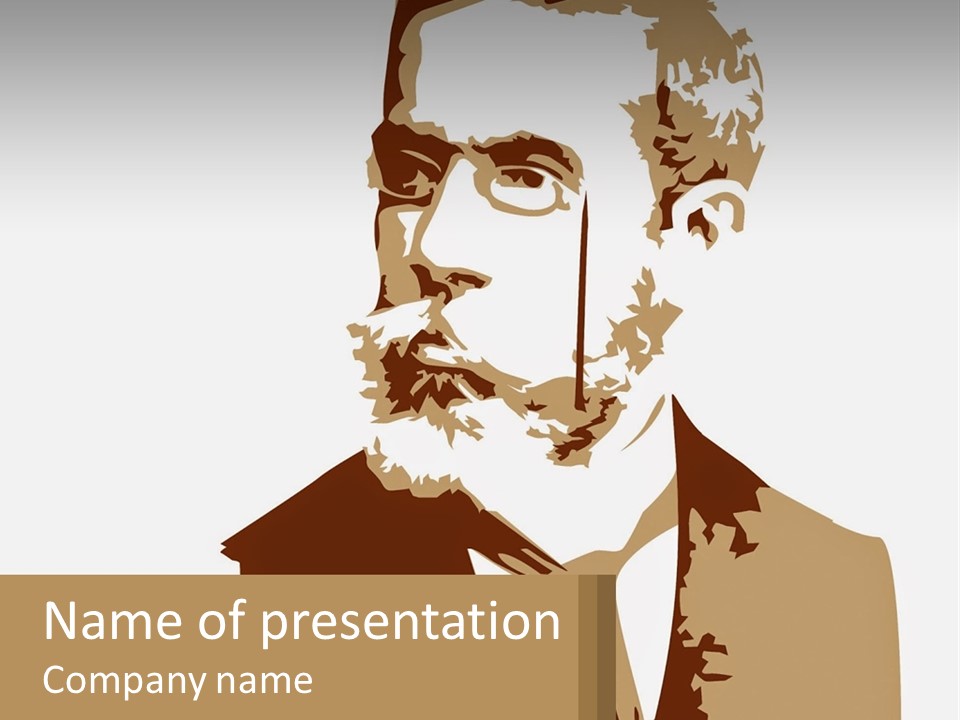 Vintage Hard Man PowerPoint Template