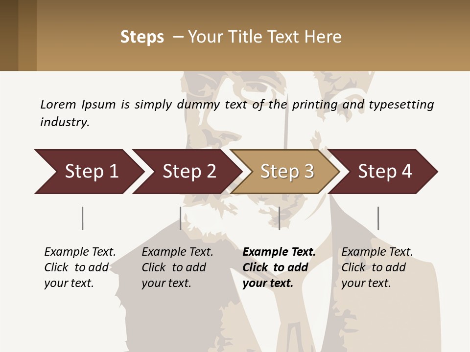 Vintage Hard Man PowerPoint Template