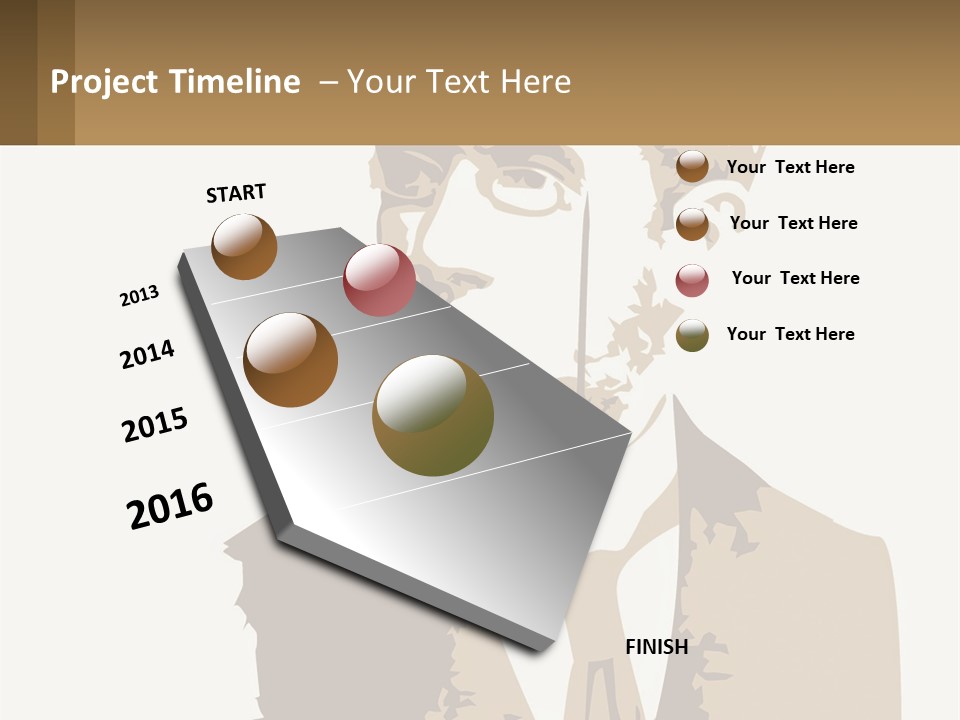 Vintage Hard Man PowerPoint Template