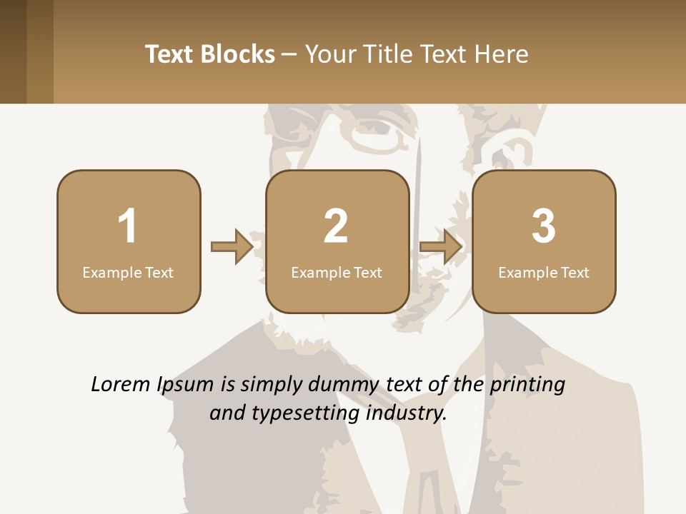 Vintage Hard Man PowerPoint Template