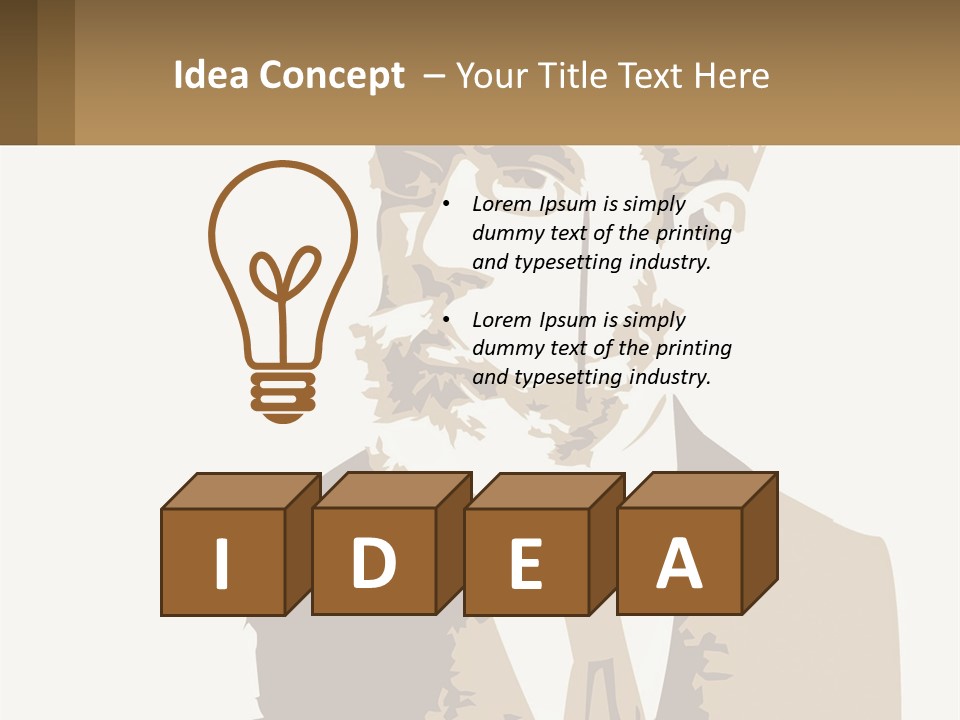 Vintage Hard Man PowerPoint Template