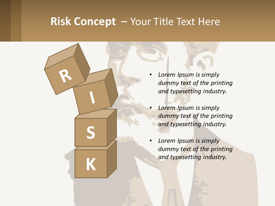 Vintage Hard Man PowerPoint Template