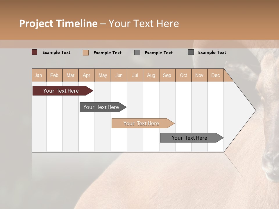 Mammal Ungulate Male PowerPoint Template