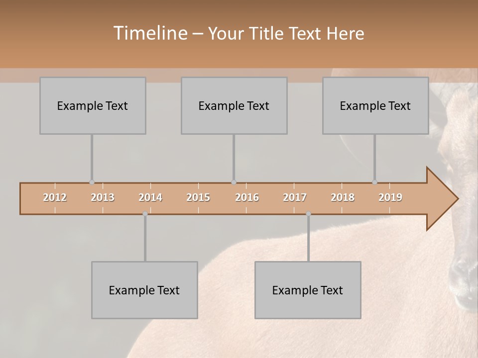 Mammal Ungulate Male PowerPoint Template