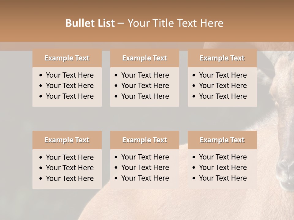Mammal Ungulate Male PowerPoint Template
