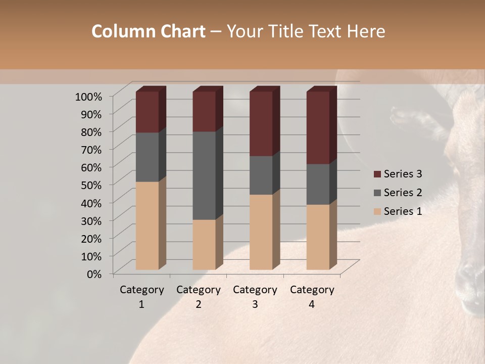 Mammal Ungulate Male PowerPoint Template