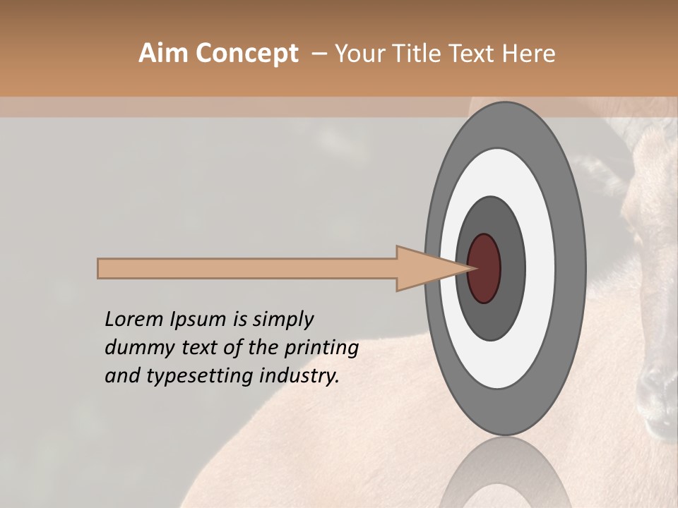 Mammal Ungulate Male PowerPoint Template