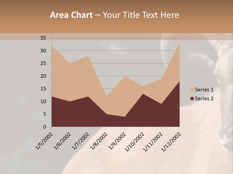 Mammal Ungulate Male PowerPoint Template