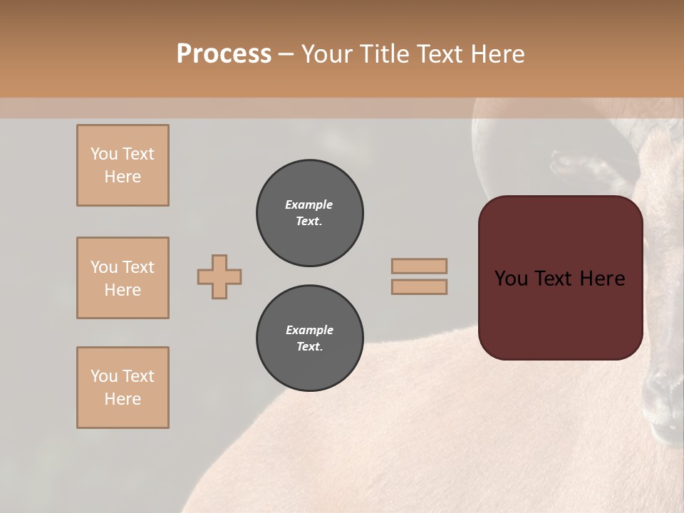 Mammal Ungulate Male PowerPoint Template