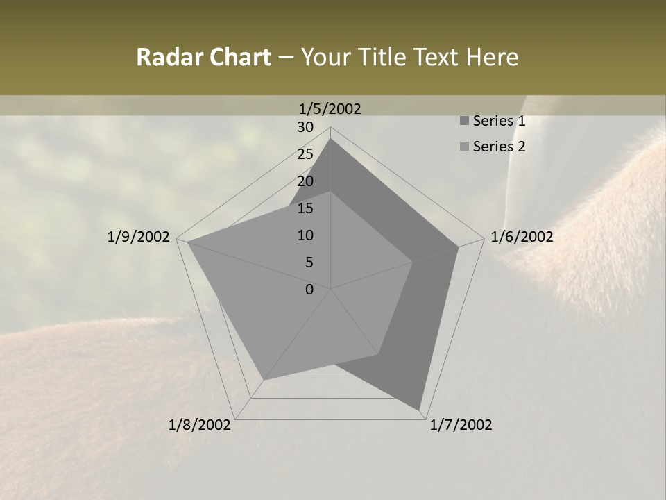 Brown Horns Hoofs PowerPoint Template