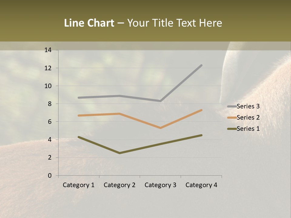 Brown Horns Hoofs PowerPoint Template