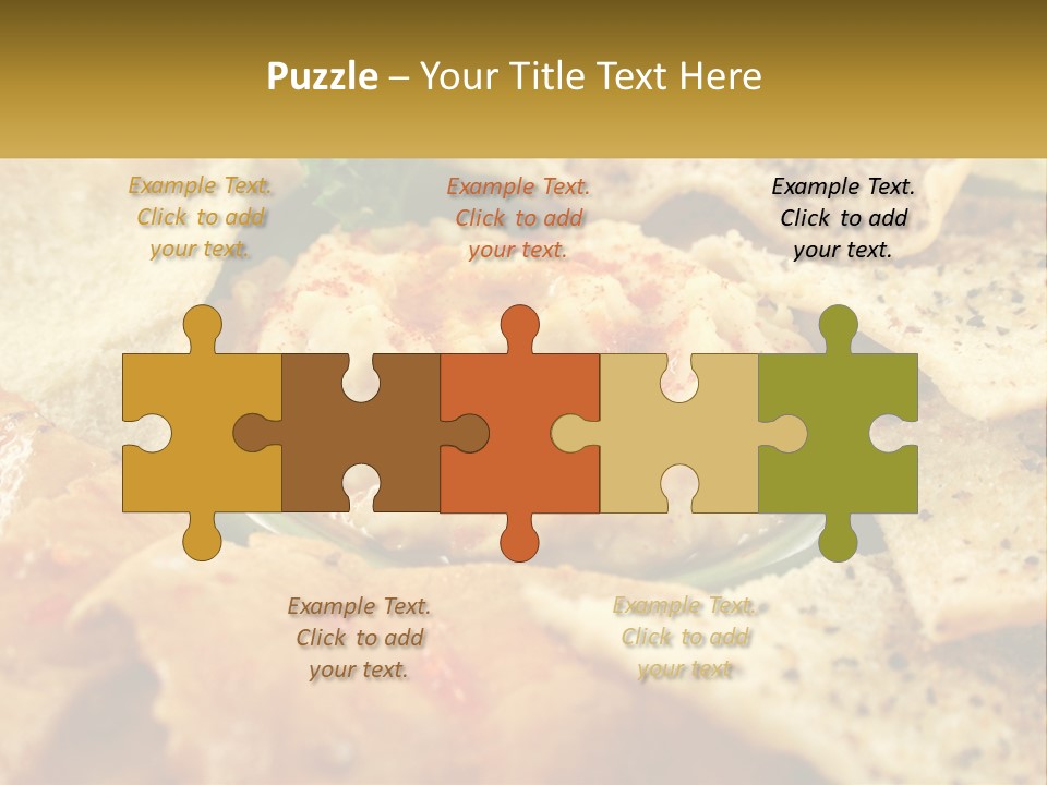 Vegetables Buffet Culinary PowerPoint Template