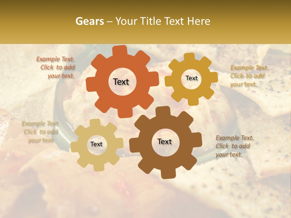 Vegetables Buffet Culinary PowerPoint Template