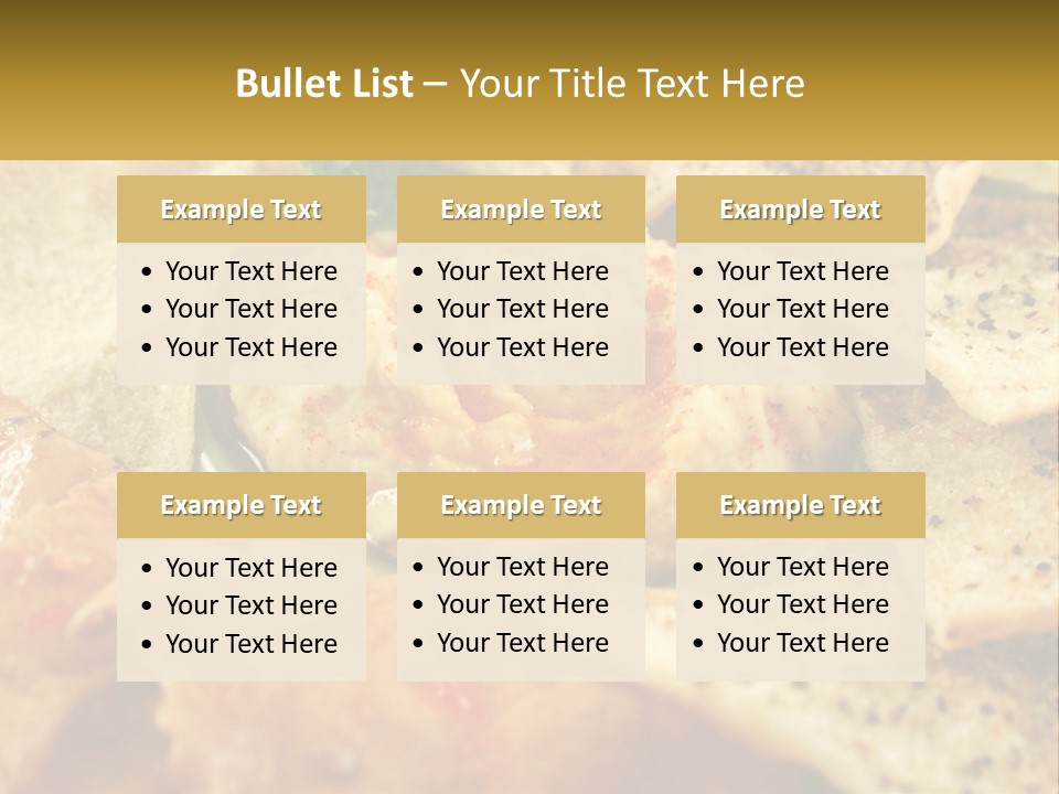 Vegetables Buffet Culinary PowerPoint Template