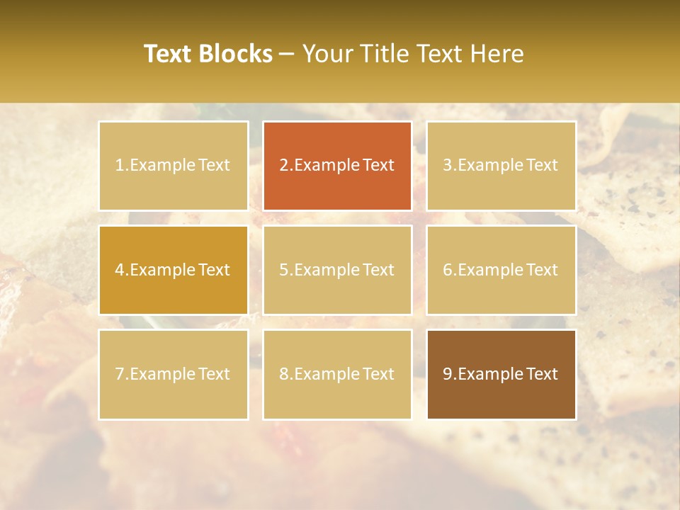 Vegetables Buffet Culinary PowerPoint Template