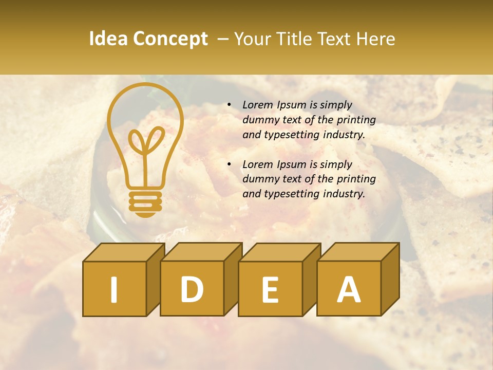 Vegetables Buffet Culinary PowerPoint Template