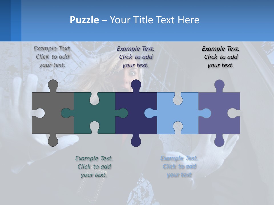 Shout Woman People PowerPoint Template